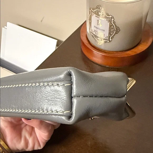 Dooney & Bourke Gray Clutch change purse wallet - Picture 15 of 16